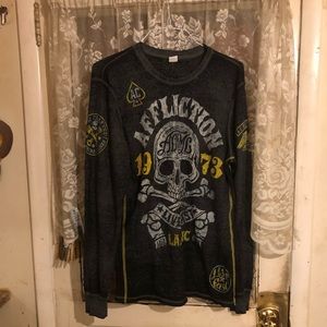 Affliction Thermal AC/MC LA/NYC Live Fast Size XL